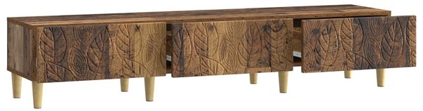 VidaXL TV szekrény 147 x 34,5 x 30 cm Antik Fa Szerelt Fa