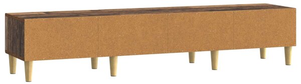 VidaXL TV szekrény 147 x 34,5 x 30 cm Antik Fa Szerelt Fa
