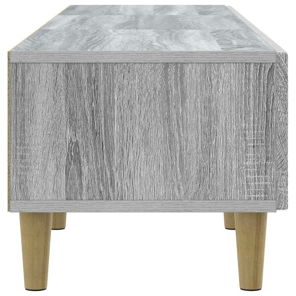 VidaXL TV szekrény 147 x 34,5 x 30 cm Szürke Sonoma Szerelt Fa