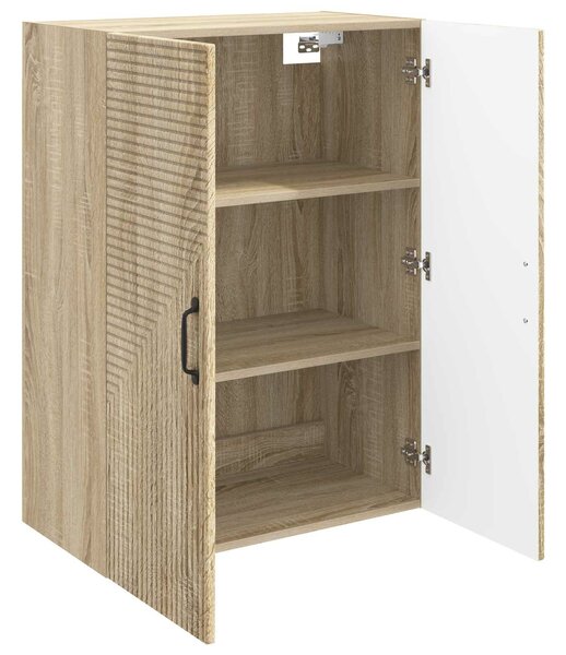 VidaXL Fali szekrény Sonoma Tölgy 66 x 34,5 x 90 cm Szerelt Fa