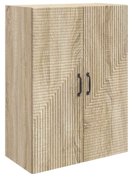 VidaXL Fali szekrény Sonoma Tölgy 66 x 34,5 x 90 cm Szerelt Fa