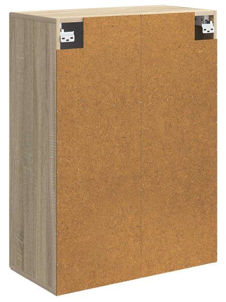 VidaXL Fali szekrény Sonoma Tölgy 66 x 34,5 x 90 cm Szerelt Fa