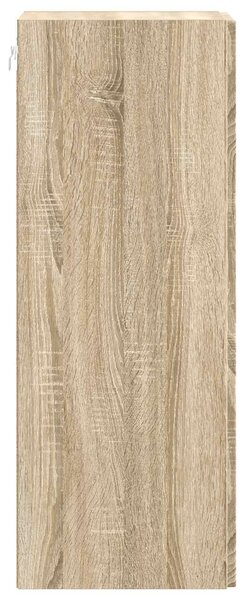 VidaXL Fali szekrény Sonoma Tölgy 66 x 34,5 x 90 cm Szerelt Fa