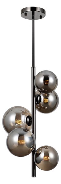 Italux modern függeszték canello króm fekete füstös itxpnd-406007v5abcr1