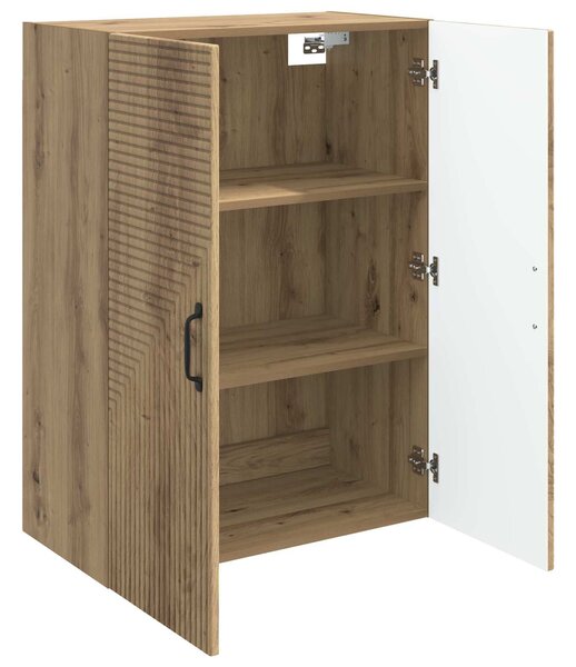 VidaXL Fali szekrény Kézműves Tölgy 66 x 34,5 x 90 cm Szerelt Fa