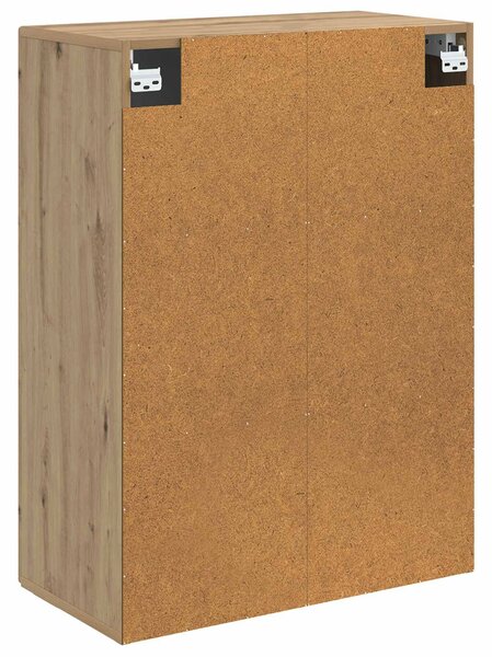 VidaXL Fali szekrény Kézműves Tölgy 66 x 34,5 x 90 cm Szerelt Fa