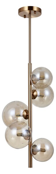 Italux modern függeszték canello borostyán mézédes sárgaréz itxpnd-406007-v5-hbr