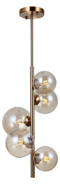 Italux modern függeszték canello borostyán mézédes sárgaréz itxpnd-406007-v5-hbr
