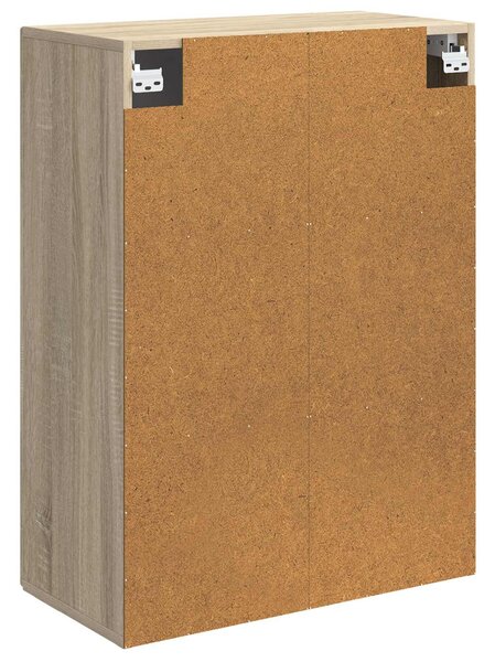 VidaXL Fali szekrény Sonoma Tölgy 66 x 34,5 x 90 cm Szerelt Fa