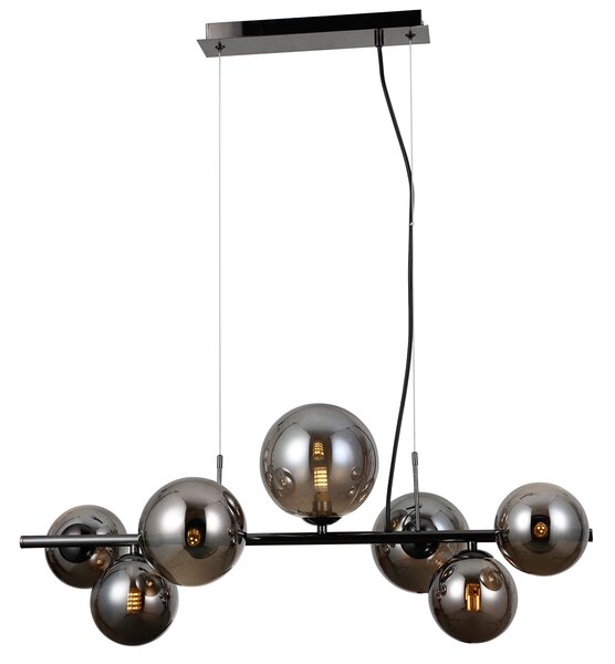 Italux modern függeszték canello króm fekete füstös itxpnd-406007-7a-bcr