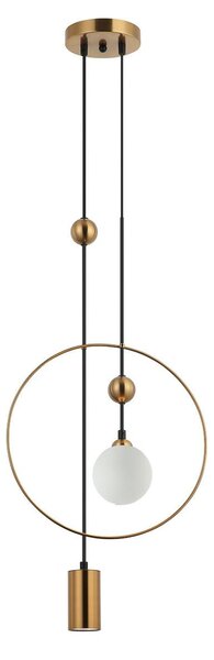 Italux modern függeszték trosti sárgaréz opál itxpnd-428892-bro
