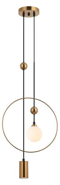 Italux modern függeszték trosti sárgaréz opál itxpnd-428892-bro