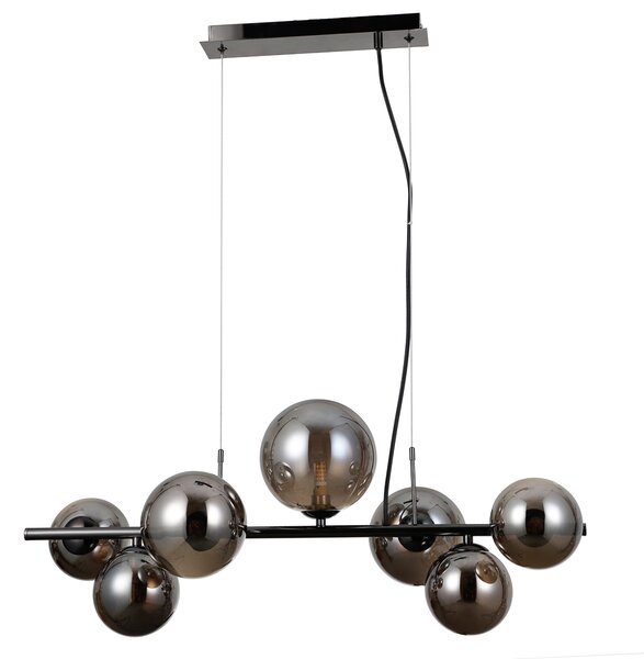 Italux modern függeszték canello króm fekete füstös itxpnd-406007-7a-bcr