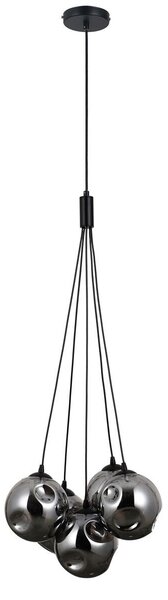 Italux modern függeszték perlos matt fekete grafit itxpnd-54456-5ahbsmg