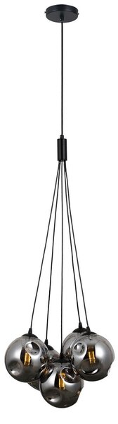 Italux modern függeszték perlos matt fekete grafit itxpnd-54456-5ahbsmg