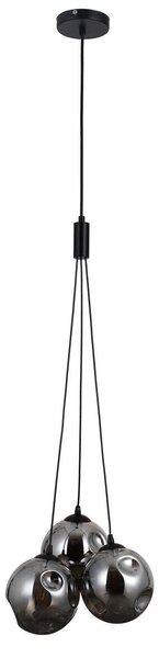 Italux modern függeszték perlos matt fekete grafit itxpnd-54456-3ahbsmg