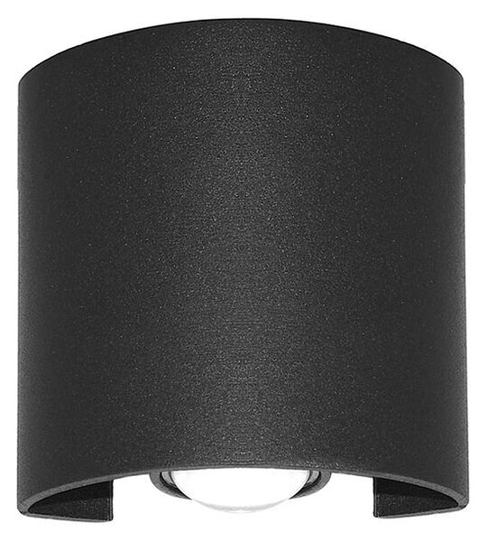 Italux Modern Kültéri fali lámpa Ortelo Fekete ITXOWL-451-1-BL IP54