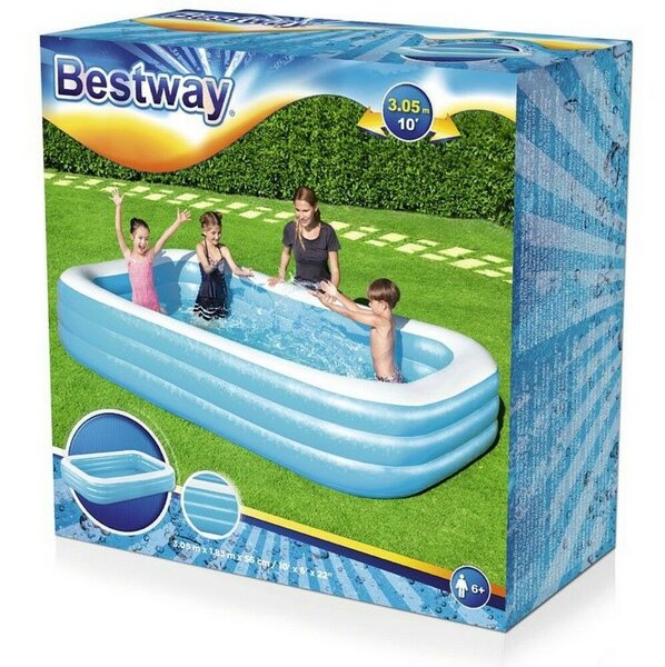 Bestway 54009 Nagy családi kerti felfújható medence 305x183x56