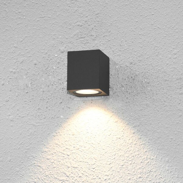 Italux Modern Kültéri fali lámpa Genta Fekete ITXOWL-2197-1SQ IP54
