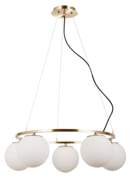 Italux modern függeszték larosa antik bronz átlátszó itxpnd-33453-5-abr