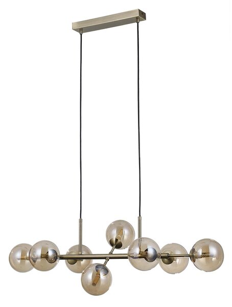 Italux modern függeszték erimida antik bronz borostyán itxpnd-2244-8a-ab