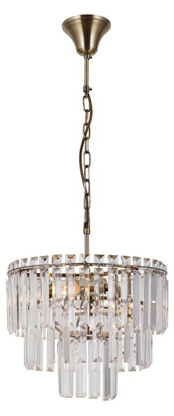 Italux glamour függeszték buena antik bronz átlátszó itxpnd-22320-4-abr