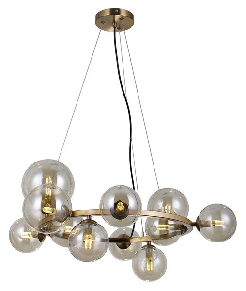 Italux modern függeszték canello borostyán mézédes sárgaréz itxpnd-406007-11-hbr