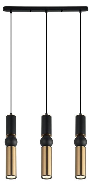 Italux modern függeszték isidora antik bronz fekete itxpnd-14290-3a-bk-bro