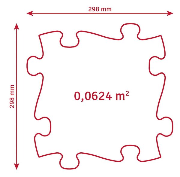 Muffik ortopédia szenzoros szőnyeg 3 D kiegészítő készlet -5db