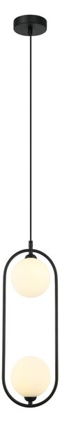 Italux modern függeszték lupus fehér fekete itxpnd-3965-2-bk