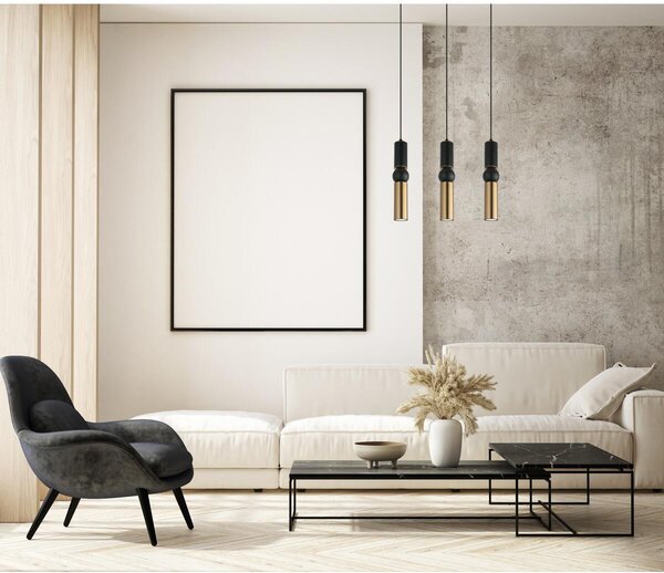 Italux modern függeszték isidora antik bronz fekete itxpnd-14290-3a-bk-bro