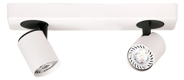 Italux modern spot lámpa elvira fehér fekete itxspl-3142a-2-wh