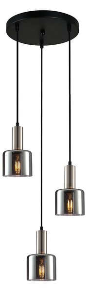 Italux modern függeszték santia füstös ezüst itxpnd-65342-3a-scsg
