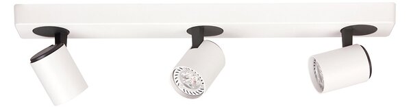 Italux modern spot lámpa elvira fehér fekete itxspl-3142a-3-wh