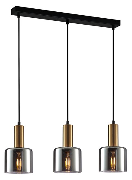 Italux modern függeszték santia füstös réz itxpnd-65342-3-brosg