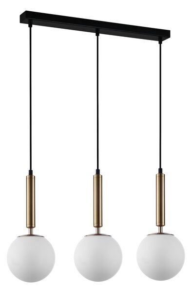 Italux glamour modern függeszték ravena fehér sárgaréz itxpnd-2324-3lgd+opa