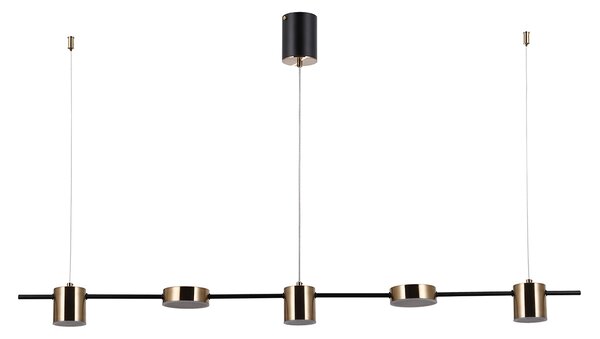 Italux modern függeszték remdal fehér sárgaréz itxpnd-16374-5-bk-4k