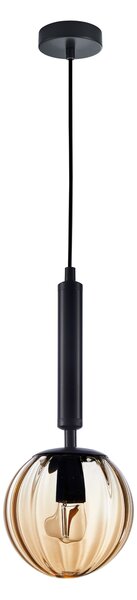 Italux glamour modern függeszték ravena borostyán fekete itxpnd-2324-1 bk+amb