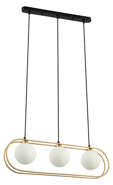 Italux modern függeszték grosetta fekete arany itxpnd-53423-3-gd