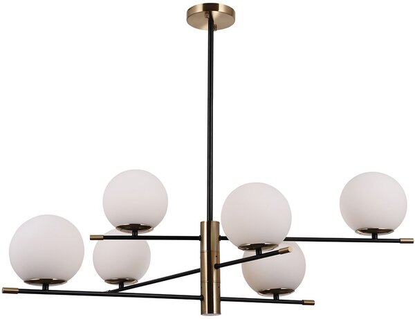 Italux modern függeszték stelia antik bronz fehér matt fekete itxpnd-43660-6