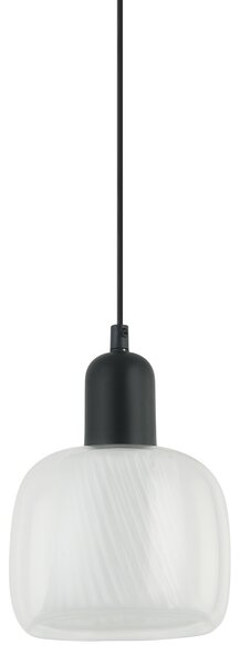 Italux modern függeszték lamezia fehér fekete átlátszó itxpnd-67594-1-bk+cl