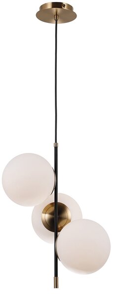 Italux modern függeszték stelia antik bronz fehér matt fekete itxpnd-43660-3