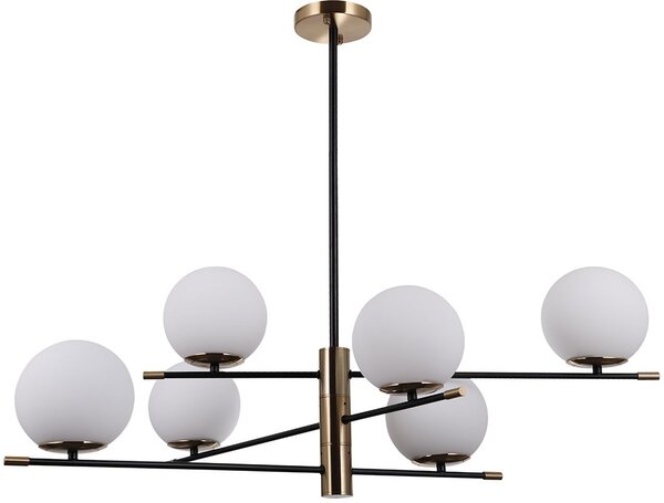 Italux modern függeszték stelia antik bronz fehér matt fekete itxpnd-43660-6