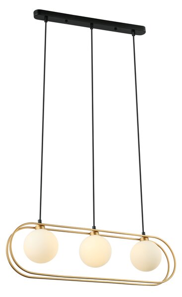 Italux modern függeszték grosetta fekete arany itxpnd-53423-3-gd