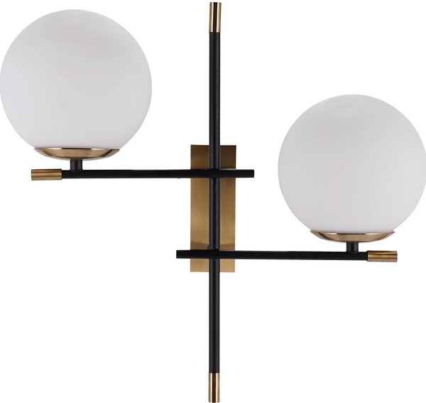 Italux glamour modern fali lámpa stelia antik bronz fehér matt fekete itxwl-43660-2