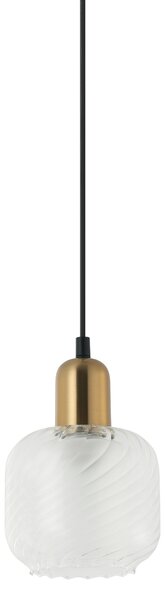 Italux modern függeszték lamezia antik bronz fehér fekete átlátszó itxpnd-67594-1-brocl