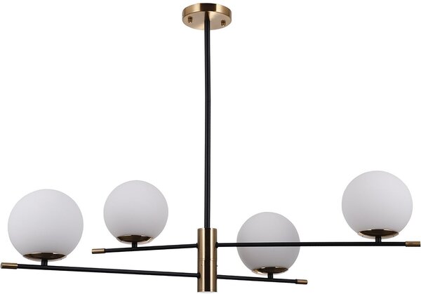 Italux modern függeszték stelia antik bronz fehér matt fekete itxpnd-43660-4