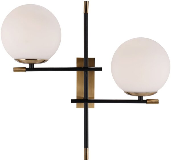 Italux glamour modern fali lámpa stelia antik bronz fehér matt fekete itxwl-43660-2