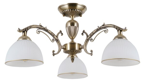 Italux klasszikus csillár feneza antik bronz fehér itxpnd-5122-3