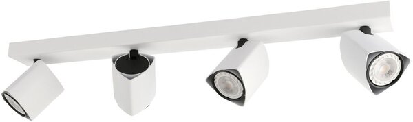 Italux modern spot lámpa merusa fehér fekete itxspl-31970-4b-wh